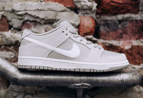 Nike white and grey dunks